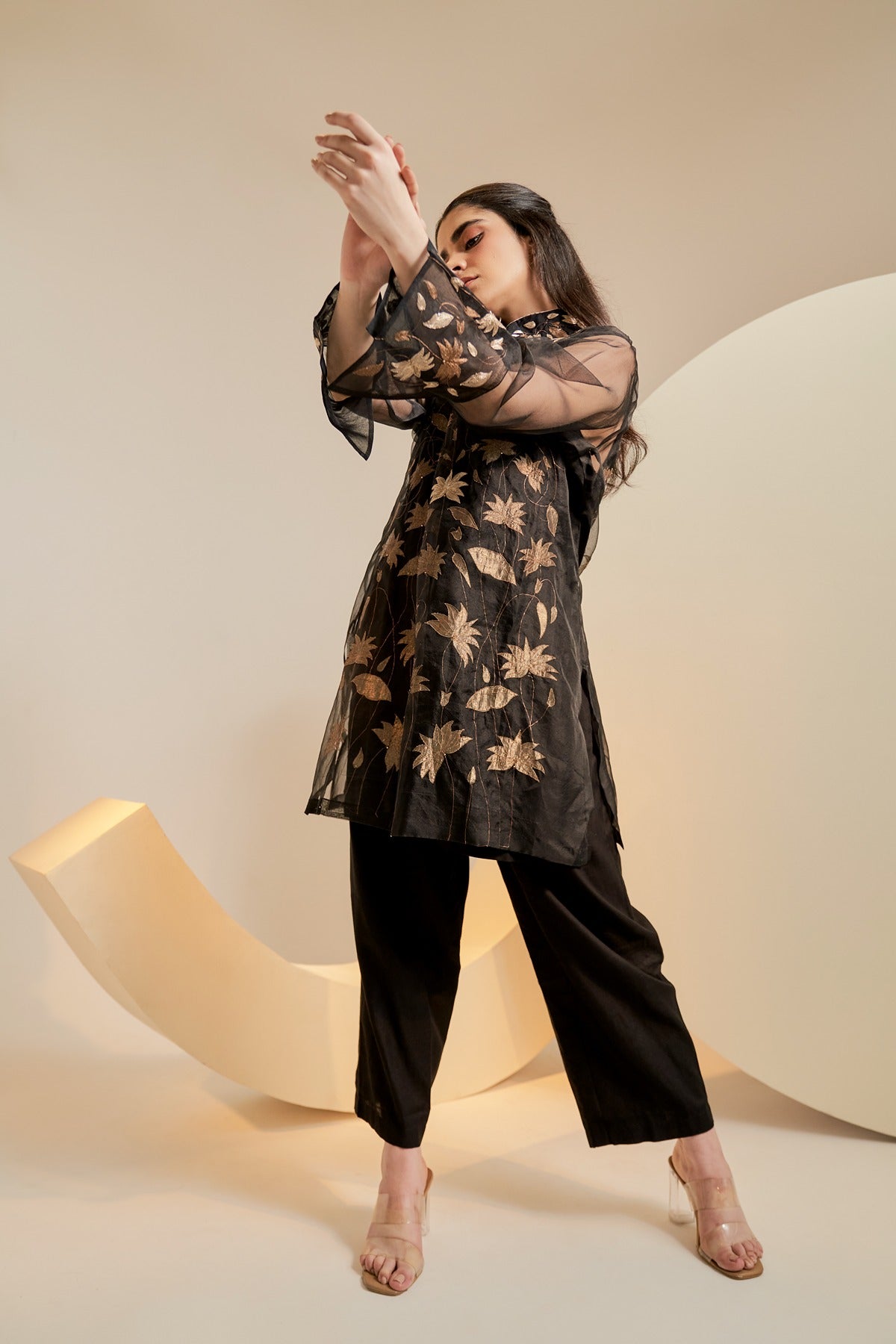 Black cigarette pants